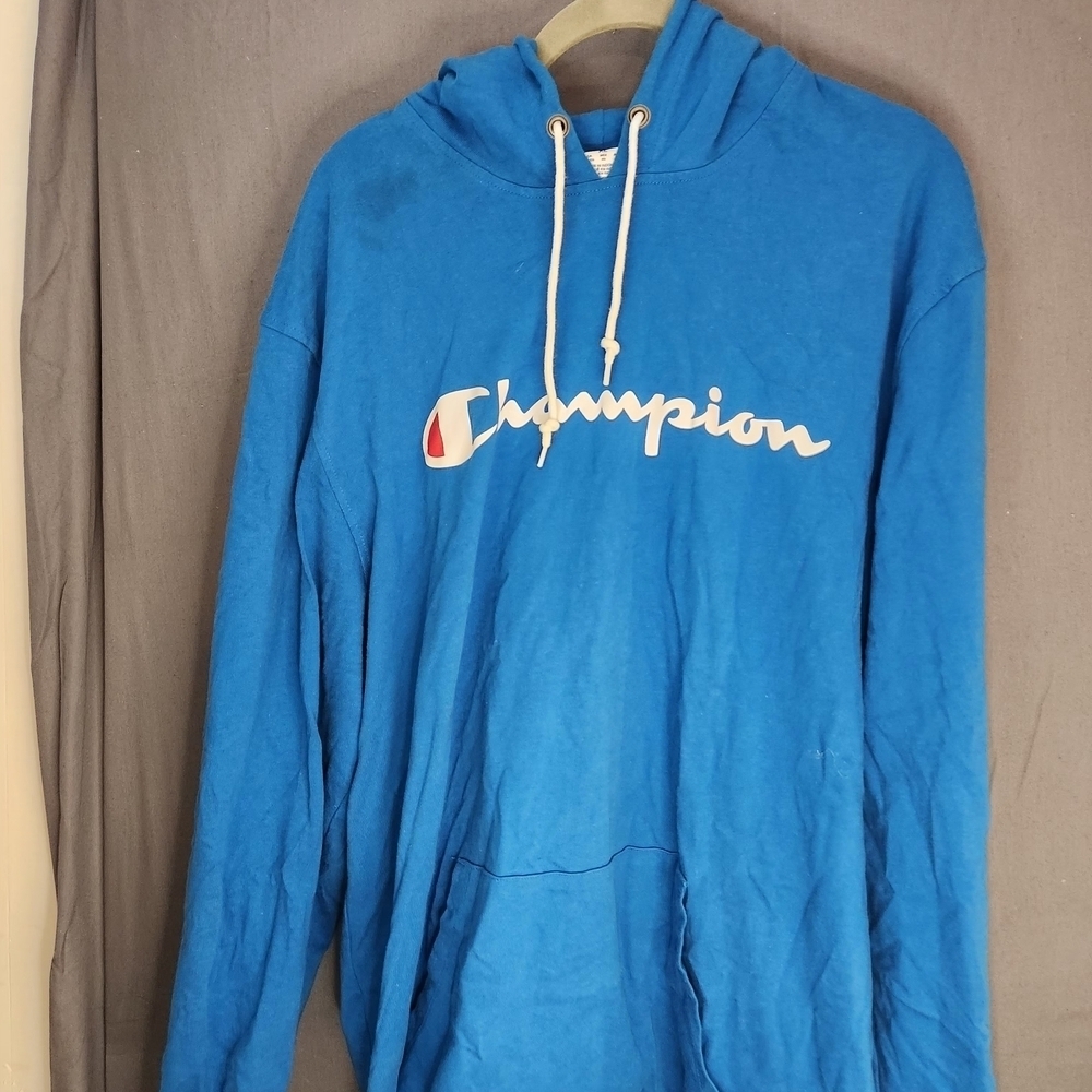 Champion Blue Athletic Hoodie